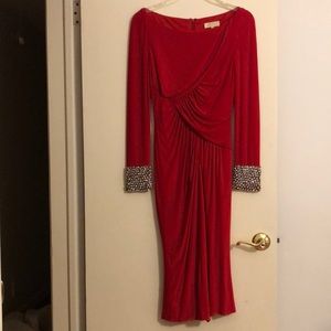 Janique Red size 10 cocktail/evening dress